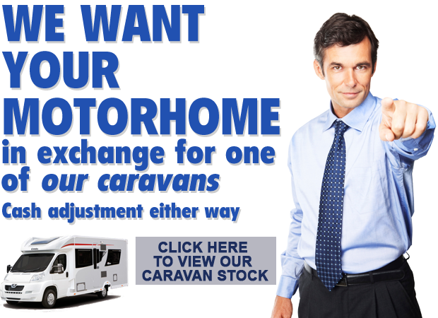 Sell us your motorhome or caravan